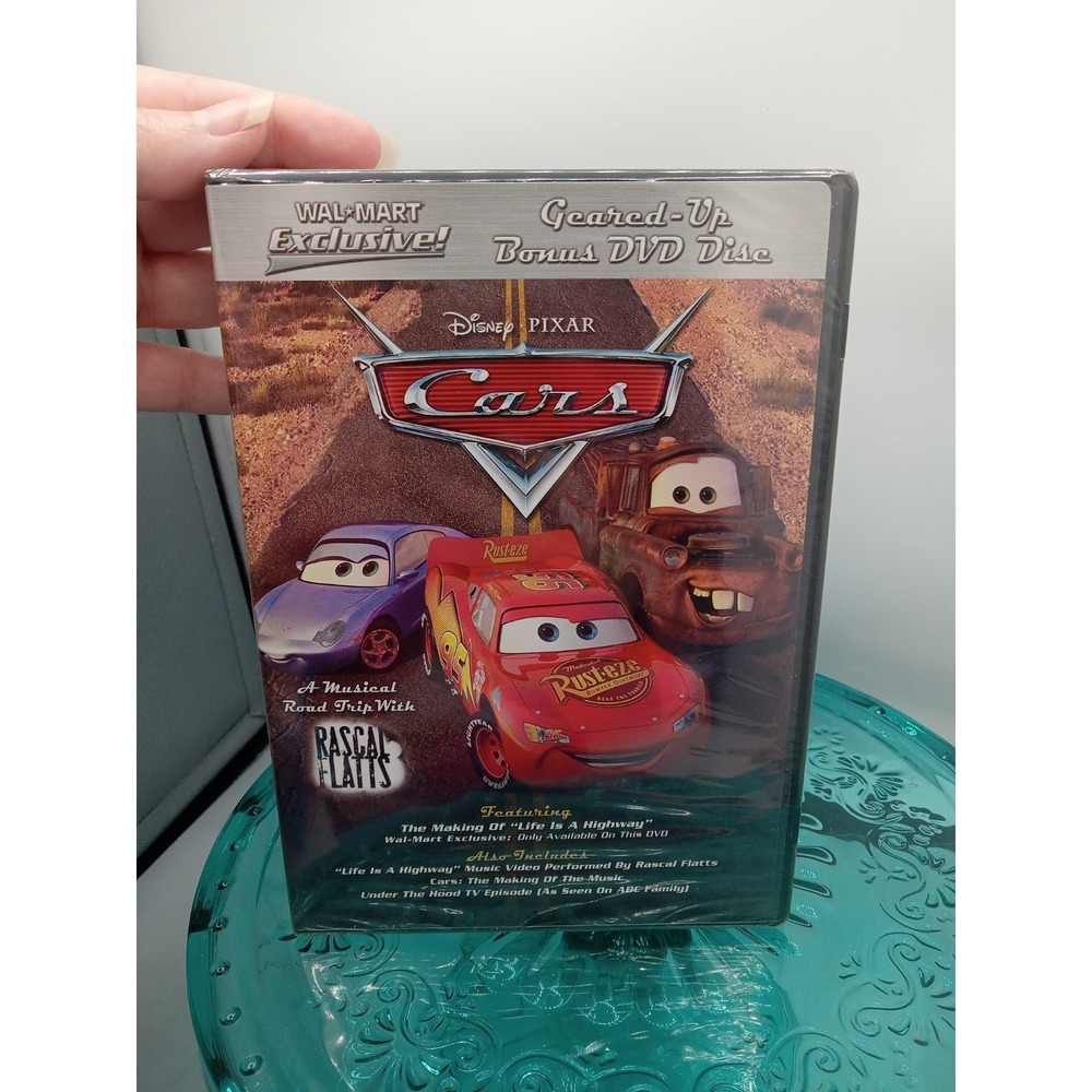 Disney's Pixar Cars Geared-up Bonus DVD (2006) WM Exclusive-Rascal Flatts-NEW!
